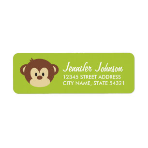 Monkey Business Address Labels
