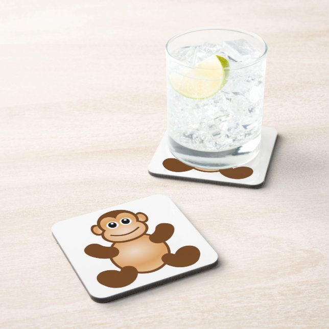 MONKEY BUSINESS BEVERAGE COASTER (Right Side)