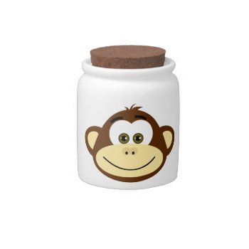 Monkey Business Candy-cookie Jar by lilpumpkinhouse at Zazzle