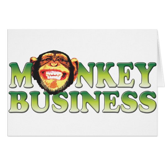 Monkey Business Cards (Front Horizontal)