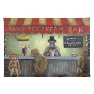 Monkey Business Cloth Placemat