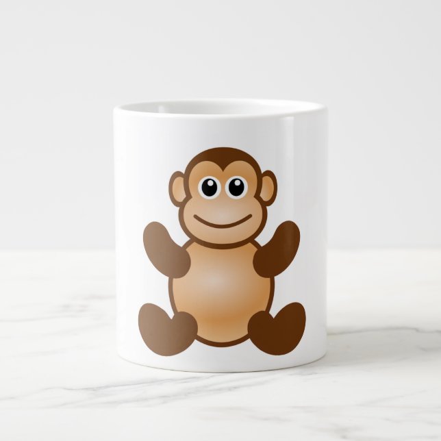 MONKEY BUSINESS GIANT COFFEE MUG (Front)