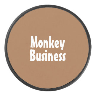 Monkey Business Hockey Puck