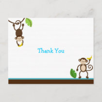 Monkey Business Jungle Thank You Note Cards