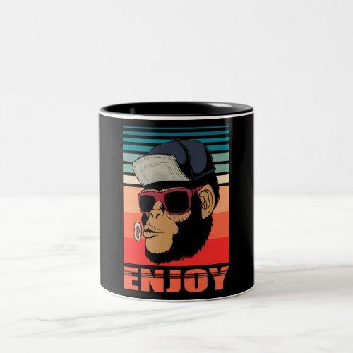 monkey business retro design Coffee Mugs