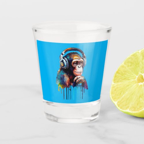 Monkey Business Shot Glass