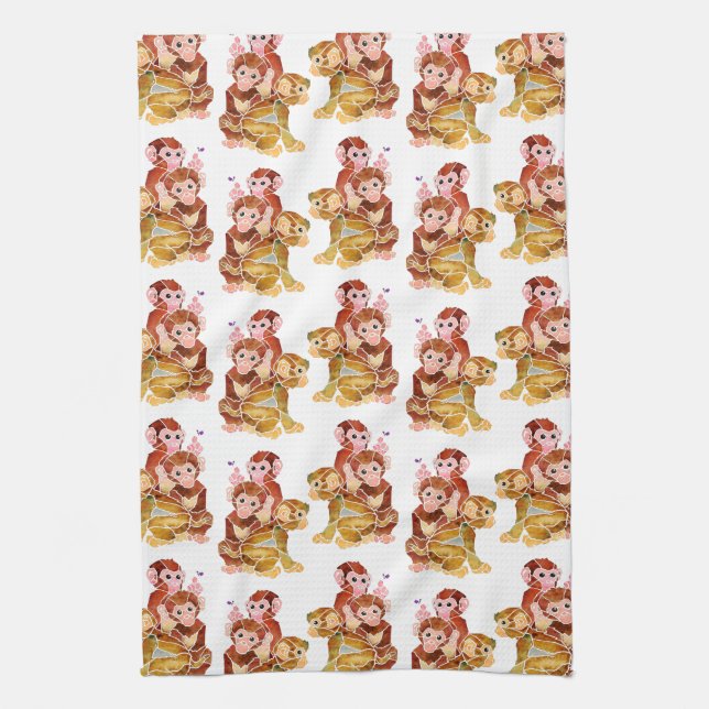 "Monkey Business" Towel (Vertical)