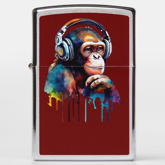 Monkey Business Zippo Lighter (Front)