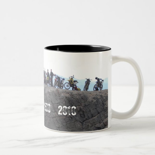 Monkey-Butt 500 2010 - Flag Mtn Two-Tone Coffee Mug (Right)