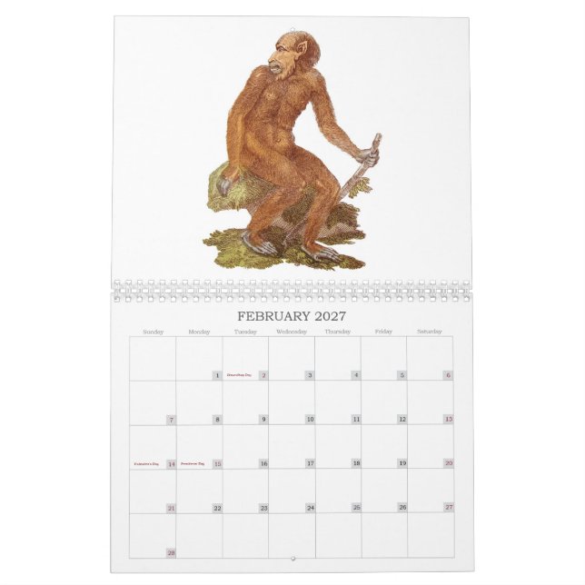 Monkey Calendar | Zazzle