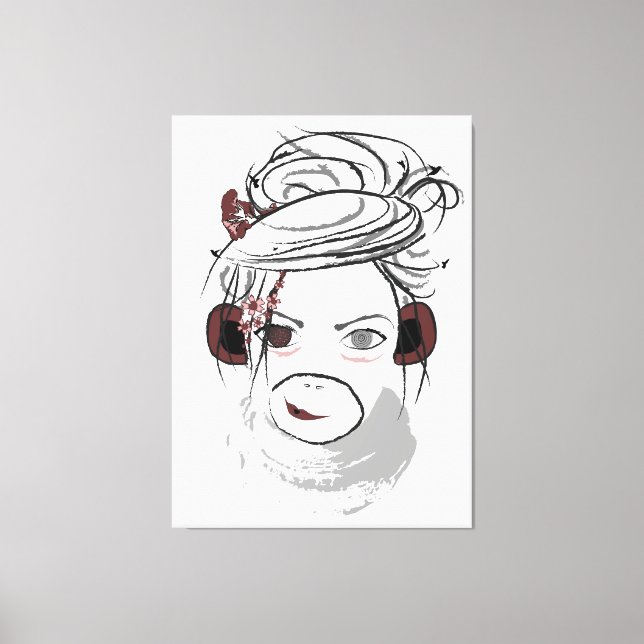 monkey. canvas print (Front)