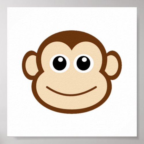 Monkey Cartoon Poster