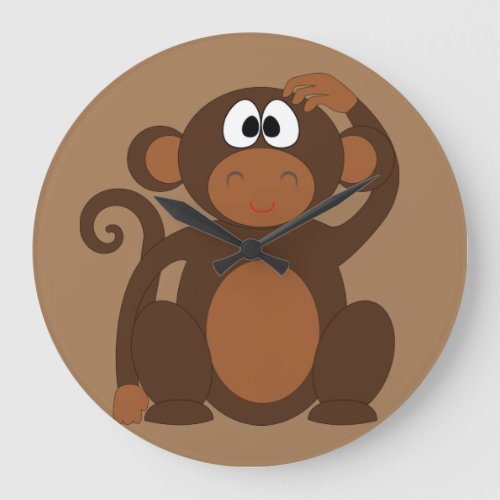 monkey_chimp_ape_chimpanzee_animal large clock