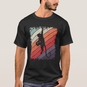 Monkey Chimpanzee Ape Zoo Animal Retro Vintage T-Shirt