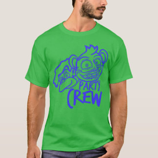 Monkey Chimpanzee Party Animals Creweam Friends bo T-Shirt