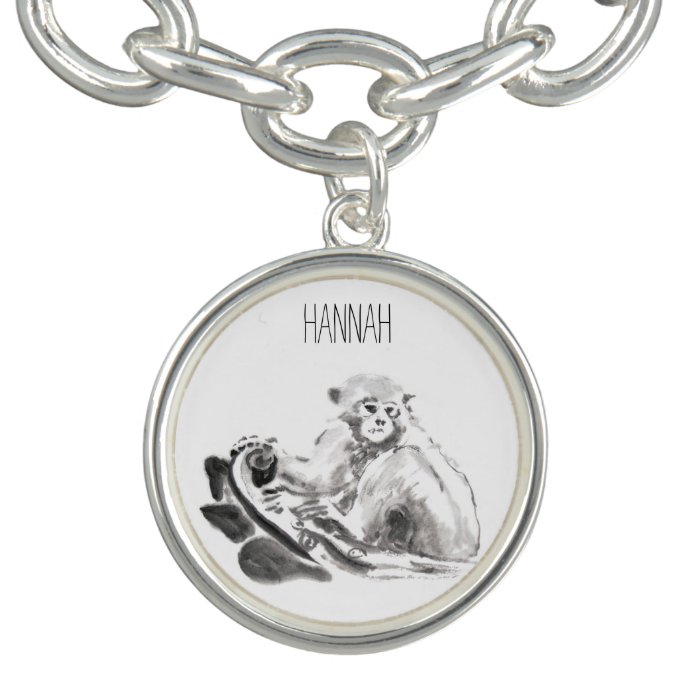 new year bracelet monkey new year 2016 charm bracelet zazzle new year bracelet monkey new year 2016 charm bracelet zazzle