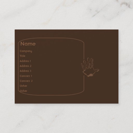 Customizable Monkey - Chubby Business Card Templates