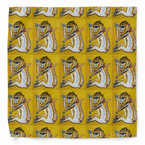 Monkey Circus Art Bandana