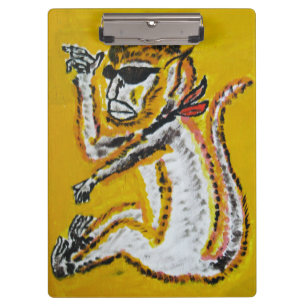 Monkey Circus Art Clipboard