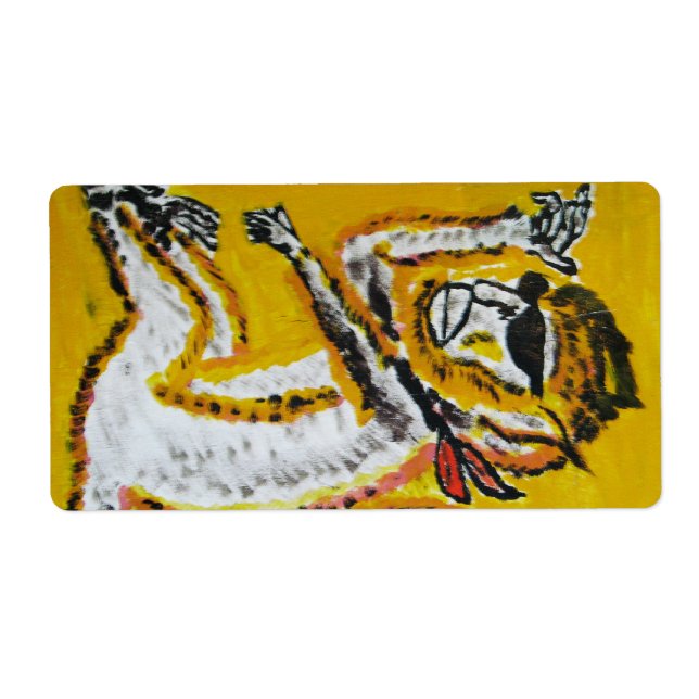 Monkey Circus Art Label (Front)