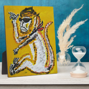Monkey Circus Art Plaque