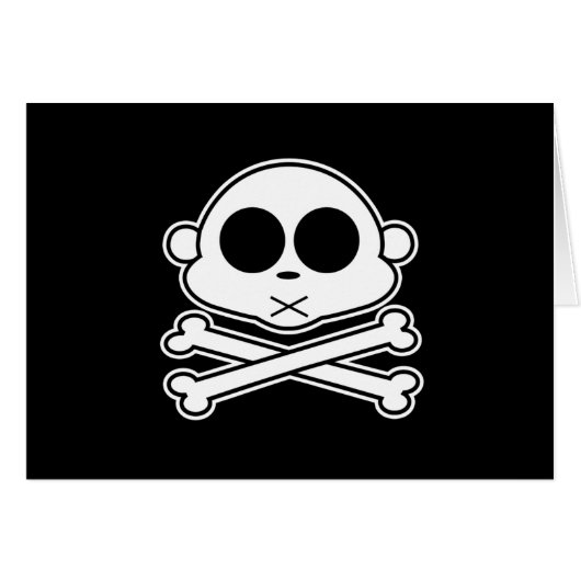 Monkey Cross Bone (Front Horizontal)