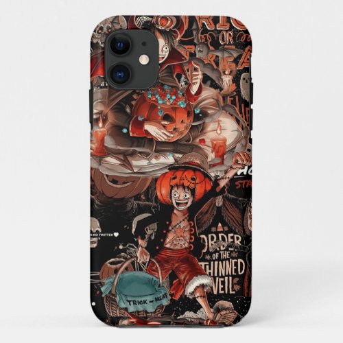 Monkey D Luffy Halloween One Piece iPhone 11 Case