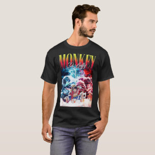 Monkey D. luffy Retro Bootleg   Nakama Fans Merch T-Shirt