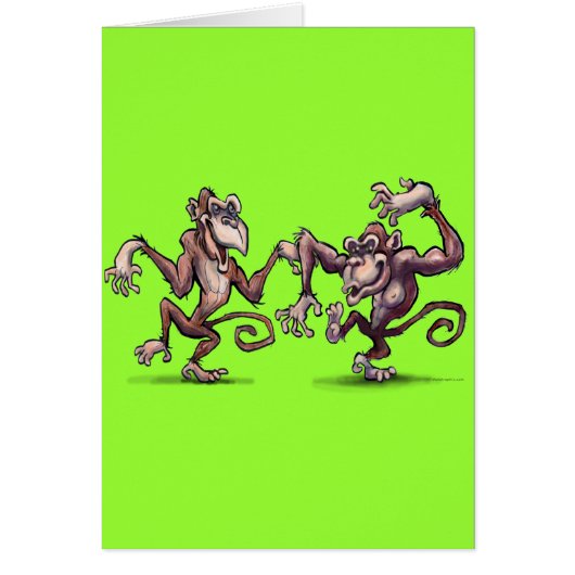Monkey Dance Cards (Front)