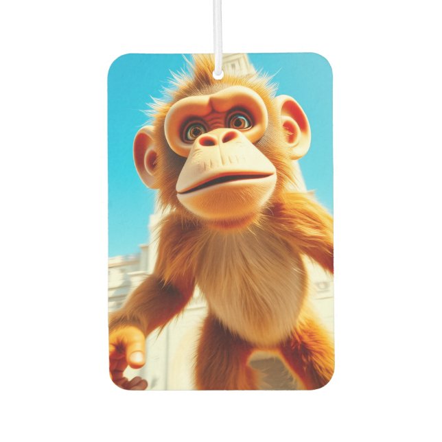 Monkey Design Air Freshener (Front)