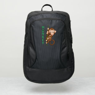 Monkey Design Backpack