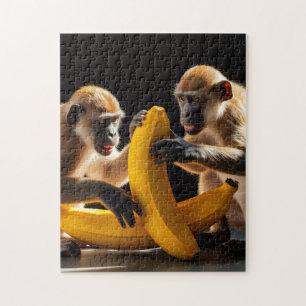 Monkey Design Jigsaw Puzzle
