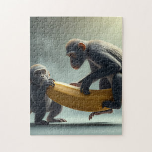 Monkey Design Jigsaw Puzzle