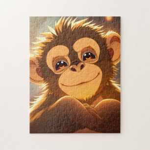 Monkey Design Jigsaw Puzzle