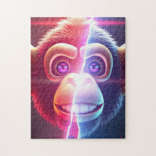 Monkey Design Jigsaw Puzzle