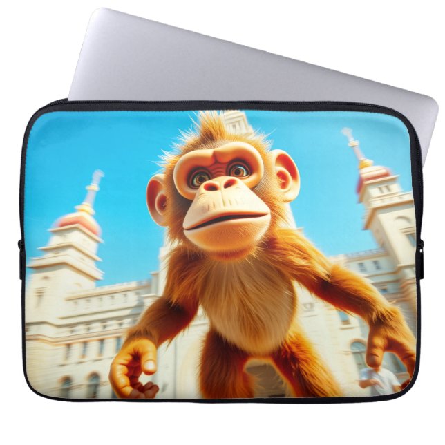 Monkey Design Laptop Sleeve (Front)