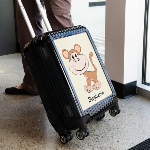 Monkey Design Personalised Luggage