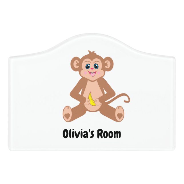 Monkey Door sign (Small Crest Front)