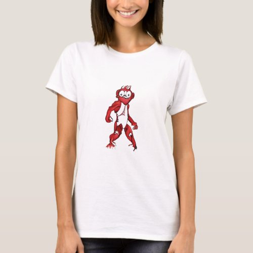 Monkey Dragon Womens T_Shirt