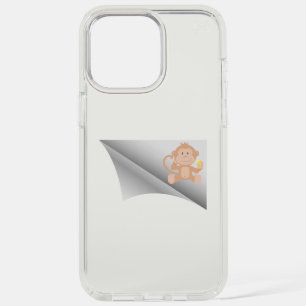 monkey eat banana under the patch iPhone 15 pro max case