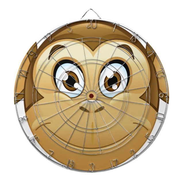 monkey emoji dart board (Front)