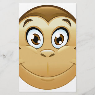 monkey emoji stationery