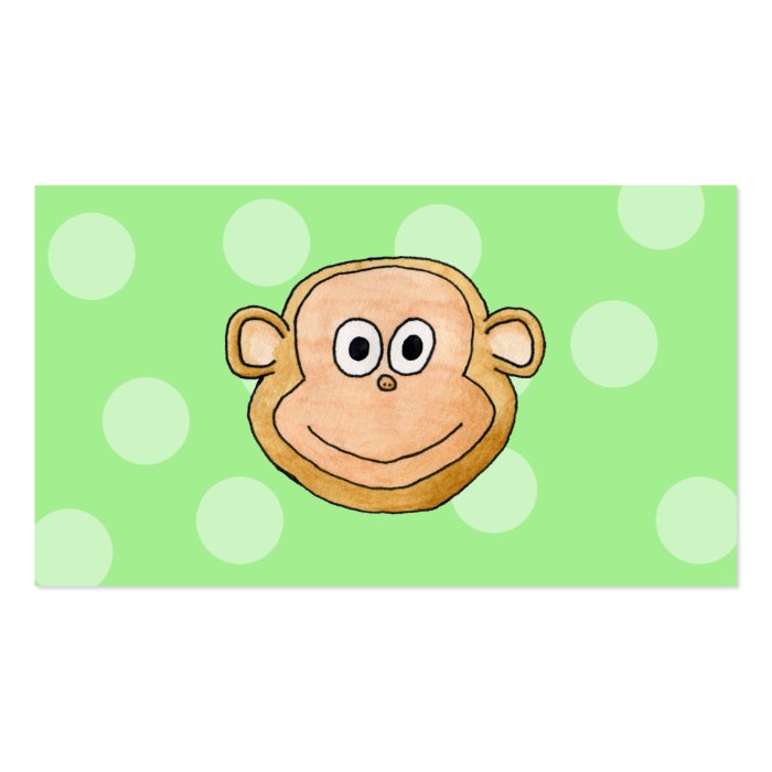 Monkey Face. Business Card Templates