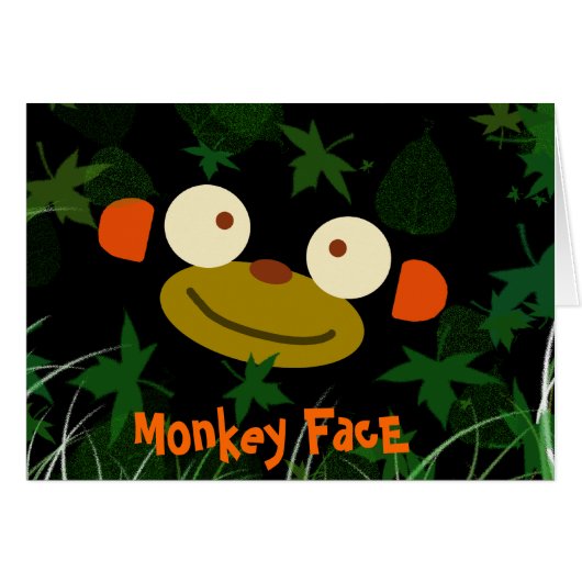 Monkey Face! Cards (Front Horizontal)