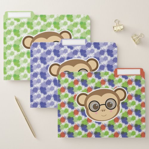 Monkey Face File Folder