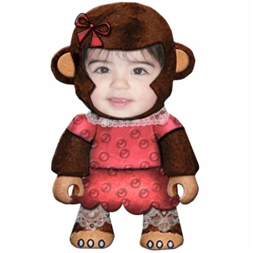 Monkey Face _ Girl Cutout