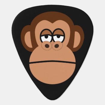 Monkey Face Guitar Pick by paul68 at Zazzle
