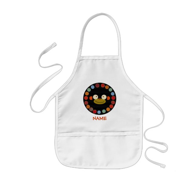 Monkey Face! Kids' Apron (Front)