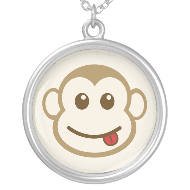 Monkey Face Necklace (Front)