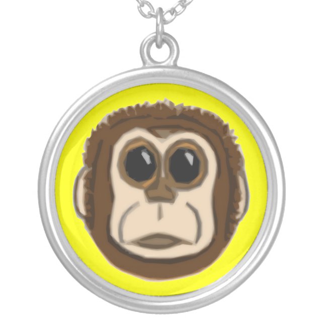 Monkey Face Necklace (Front)